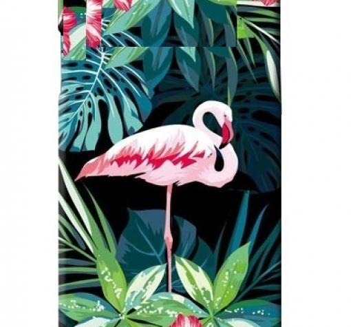 Силиконов калъф / гръб / TPU LUXO за Samsung A80 - розово фламинго