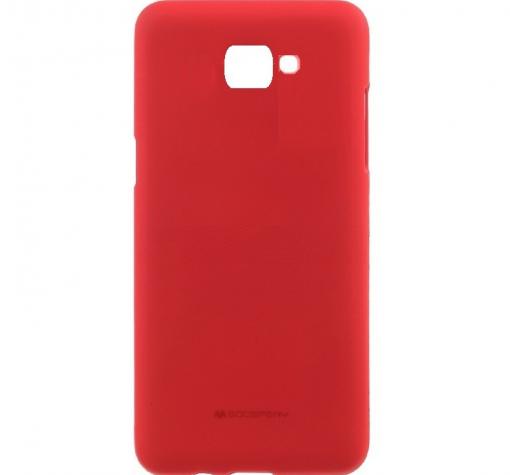 Луксозен силиконов калъф / гръб / TPU Mercury GOOSPERY Soft Jelly Case за Samsung J4 Plus 2018 - червен
