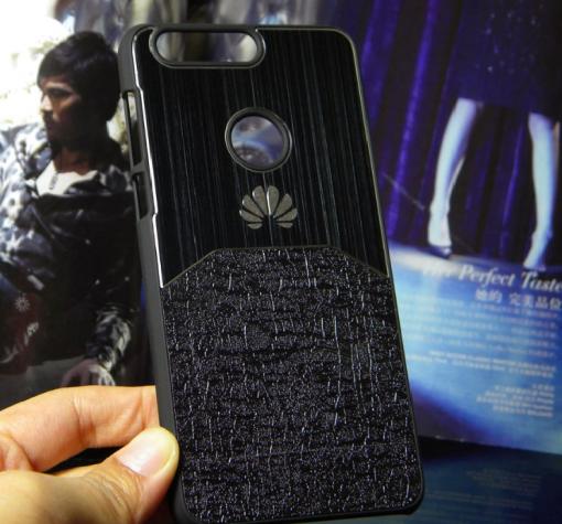 Луксозен твърд гръб Hybrid Case за Huawei Honor 8 - черен