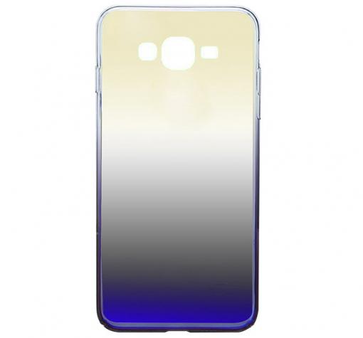 Силиконов калъф / гръб / TPU Ombre Case за Samsung J3 / J3 2016 J320 - преливащ / златисто и сиво