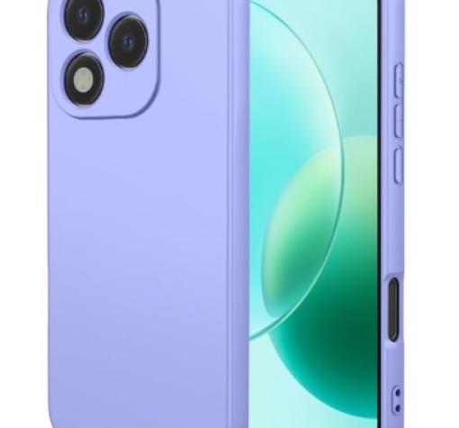 Силиконов калъф / кейс / Nano TPU за Honor 400 Lite - лилав гръб със защита за камерата