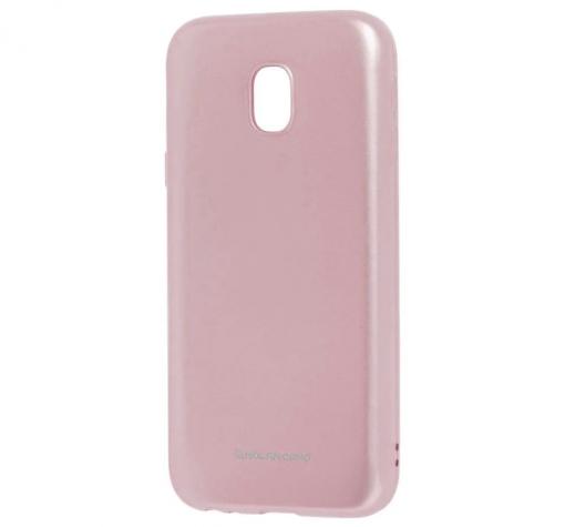 Силиконов калъф / гръб / Molan Cano Glossy Jelly Case за Xiaomi Redmi 8A - светло розов / гланц / брокат