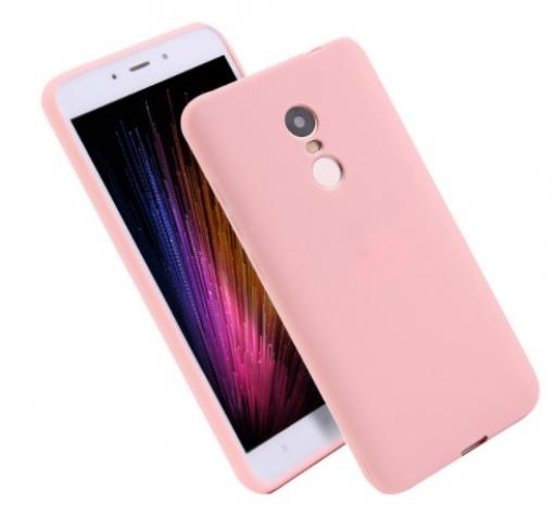 Луксозен силиконов калъф / гръб / TPU Soft Jelly Case за Xiaomi RedMi Note 4 / RedMi Note 4X - розов
