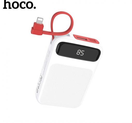 Универсална външна батерия HOCO J40 Power Bank 10000mAh / Universal HOCO J40 Power Bank 10000mAh - Бяла