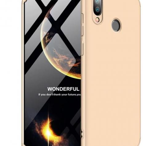 Твърд гръб Magic Skin 360° FULL за Huawei Honor 10 Lite - златист