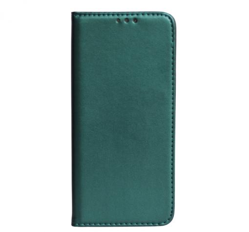 Кожен калъф Flip тефтер Magnet Book със стойка за Samsung A26 / Samsung A17 - тъмно зелен