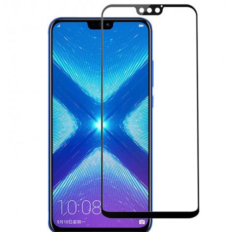 3D full cover Tempered glass screen protector Sony Xperia XZ2 Premium / Извит стъклен скрийн протектор Sony Xperia XZ2 Premium - черен