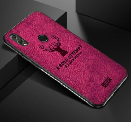 Луксозен гръб Deer за Huawei Honor 8X - цикламен
