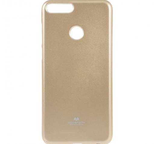 Луксозен силиконов калъф / гръб / TPU Mercury GOOSPERY Jelly Case за Huawei Honor 9 Lite - златист