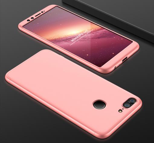 Твърд гръб Magic Skin 360° FULL за Huawei Honor 9 Lite - Rose Gold