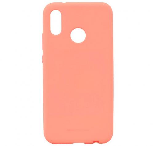 Луксозен силиконов калъф / гръб / TPU Mercury GOOSPERY Soft Jelly Case за Huawei Honor Play - корал