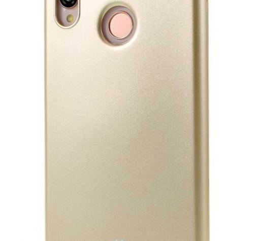 Луксозен силиконов калъф / гръб / TPU Mercury GOOSPERY Jelly Case за Huawei Honor Play - златист