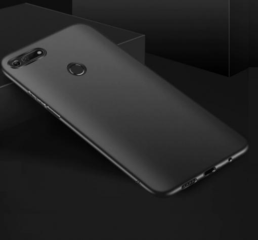 Силиконов калъф / гръб / TPU за Huawei Honor View 20 - черен / мат