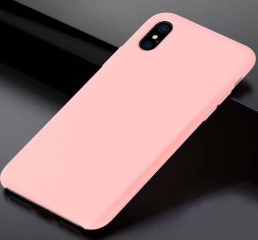 Луксозен гръб TOTU Design Brilliant Series за Apple iPhone X - розов / мат