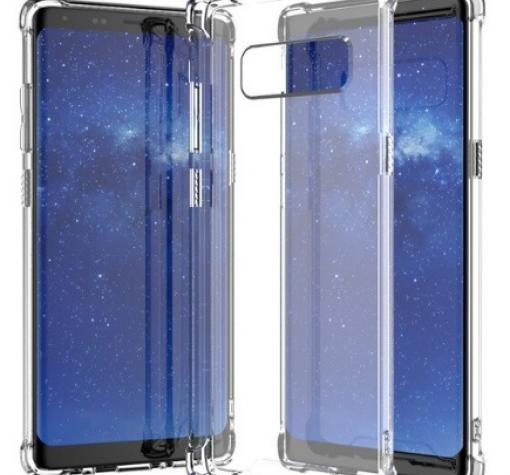 Удароустойчив силиконов калъф за Samsung S10 - прозрачен