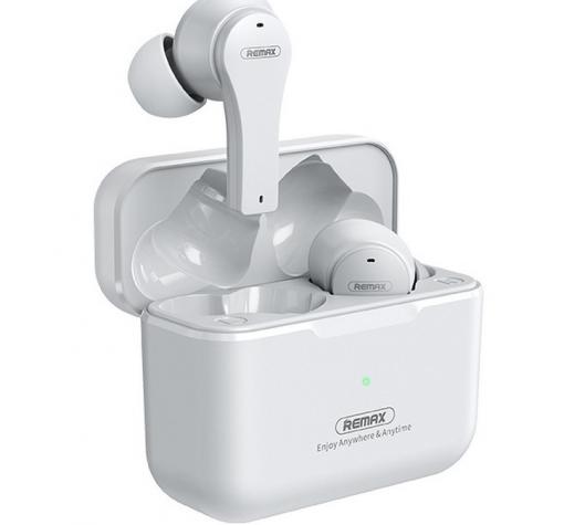 Безжични Bluetooth слушалки REMAX TWS-27 / Bluetooth EarPhones REMAX TWS-27 - бели