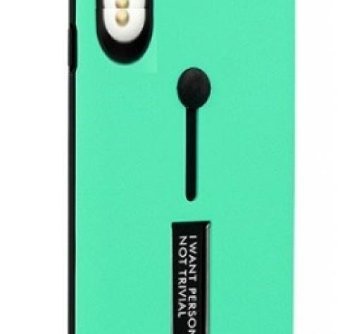 Луксозен гръб Vennus Hybrid Armor със стойка за Huawei P20 - мента