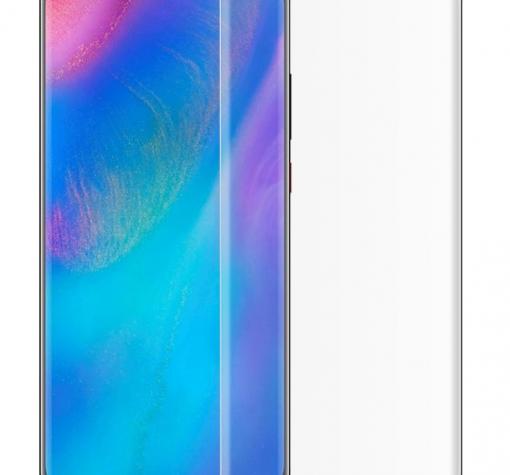 UV Full Cover Tempered Glass Screen Protector Huawei P30 / Извит UV стъклен скрийн протектор за Huawei P30