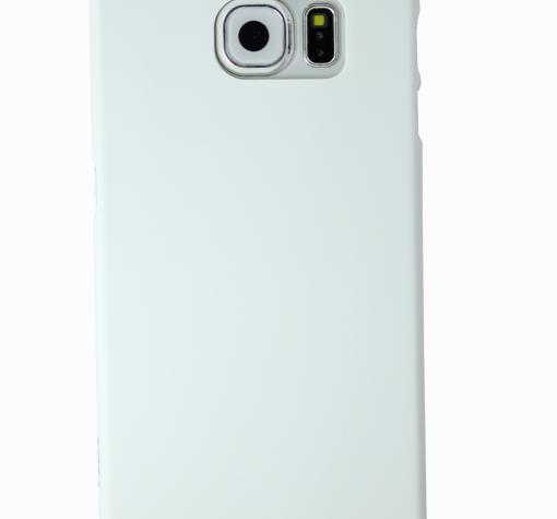 Ултра тънък силиконов калъф / гръб / TPU Ultra Thin i-Zore за Samsung S6 Edge G925 - бял