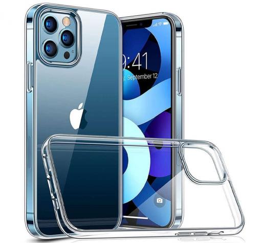 Луксозен силиконов калъф / гръб / TPU case 2.0mm за Apple iPhone 13 Pro 6.1" - прозрачен кейс