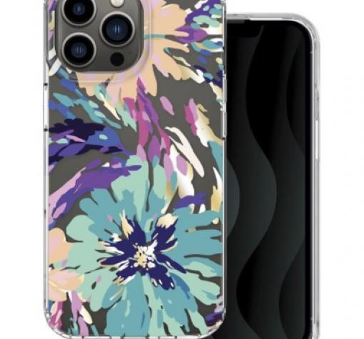 Луксозен силиконов твърд гръб / калъф / кейс IMD print splash за Apple iPhone 16 Pro (6.3) - Многоцветен