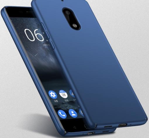 Луксозен твърд гръб за Nokia 8 2017 - син