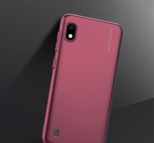 Оригинален силиконов калъф / гръб / TPU X-LEVEL Guardian Series за Samsung A10 - бордо