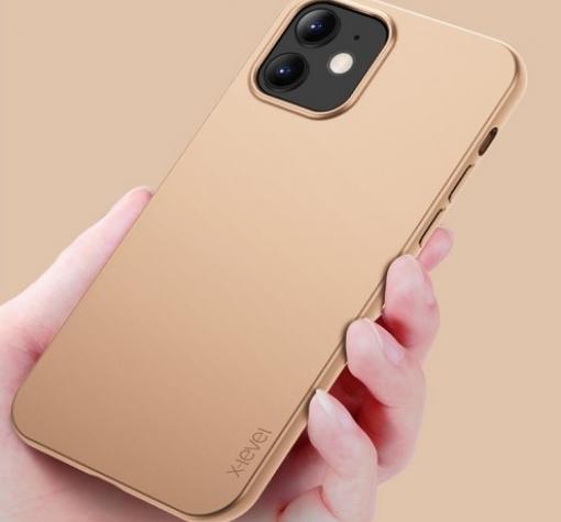 Оригинален силиконов калъф / гръб / TPU X-LEVEL Guardian Series за Apple iPhone 13 6.1" - Златист