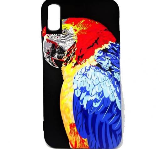 Силиконов калъф / гръб / TPU LUXO за Apple iPhone XS Max - папагал / цветен
