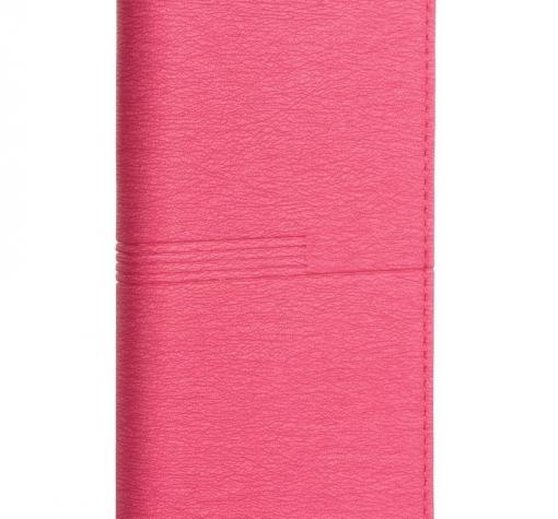 Луксозен кожен калъф Flip тефтер URBAN BOOK със стойка за Apple iPhone X - розов