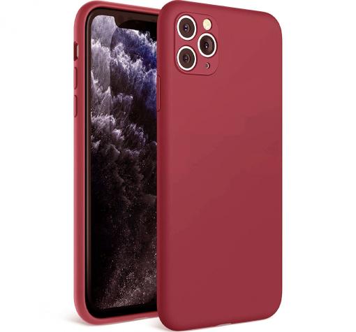 Луксозен силиконов калъф / гръб / Nano TPU за Apple iPhone 11 6.1'' - бордо