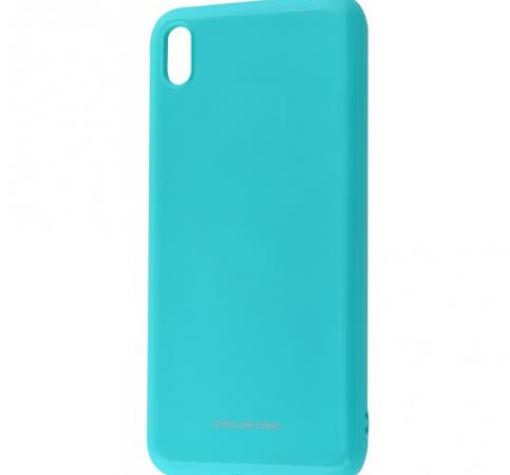 Силиконов калъф / гръб / Molan Cano Glossy Jelly Case за Apple iPhone XR - мента / гланц / брокат
