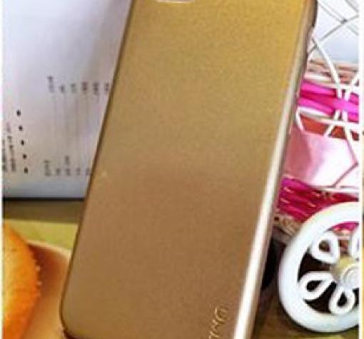 Оригинален кожен твърд гръб / капак / UMKU SLIM Series за Apple iPhone 6 4.7'' - златист