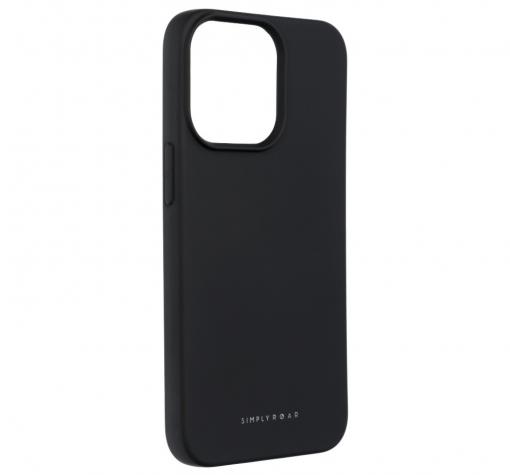 Луксозен силиконов калъф / кейс / TPU Roar Simply case за Apple iPhone 13 Pro 6.1" - черен