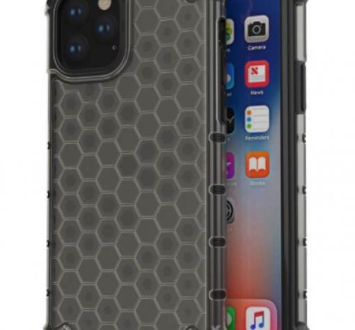 Луксозен твърд кейс NEST за Apple iPhone 13 6.1"- черен / прозрачен
