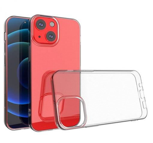 Луксозен силиконов калъф / гръб / TPU case 2.0mm за Apple iPhone 13 6.1" - прозрачен кейс