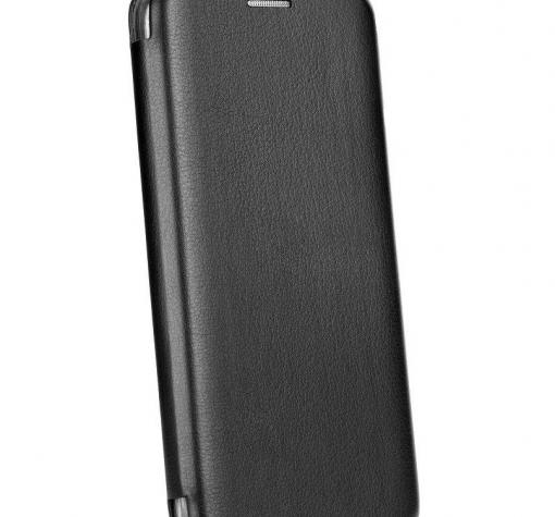 Луксозен кожен калъф Flip тефтер със стойка OPEN за Samsung S10 - черен