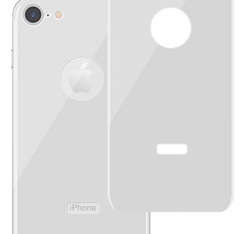 Tempered Glass Protector Apple iPhone 7 / iPhone 8 / Стъклен протектор за Apple iPhone 7 / iPhone 8 - бял / гръб