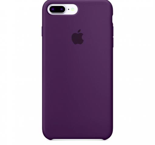 Оригинален гръб Silicone Cover за Apple iPhone 7 Plus / iPhone 8 Plus - лилав