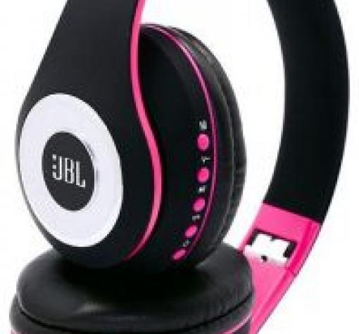 Стерео слушалки Bluetooth / Wireless Headphones / безжични слушалки JBL S990 - черно с розово