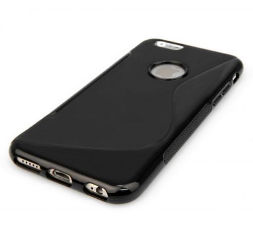 Силиконов калъф / гръб / TPU S-Line за Apple iPhone 6 4.7" - черен