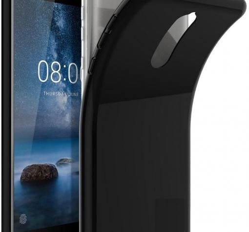 Ултра тънък силиконов калъф / гръб / TPU Ultra Thin Candy Case за Nokia 8 2017 - черен / гланц