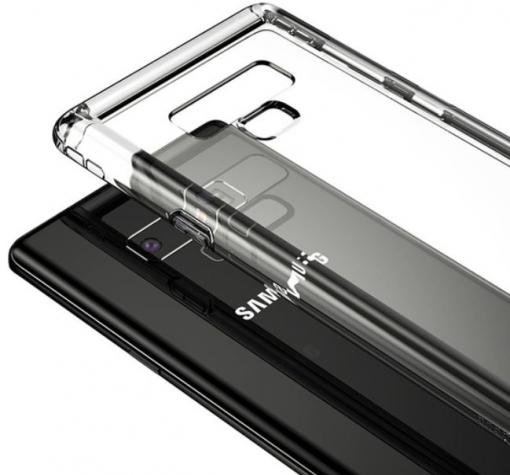 Луксозен силиконов калъф / гръб / TPU Baseus Airbag Case за Samsung Note 9 - прозрачен