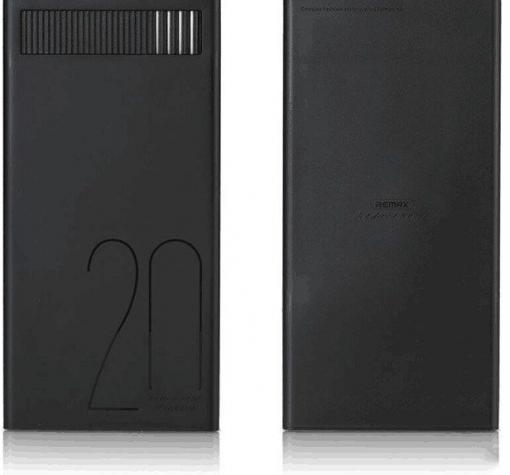 Универсална външна батерия Remax RPL-58 20000mah Revolution Series / Universal Dual USB Power Bank Remax RPL-58 20000mah - черна