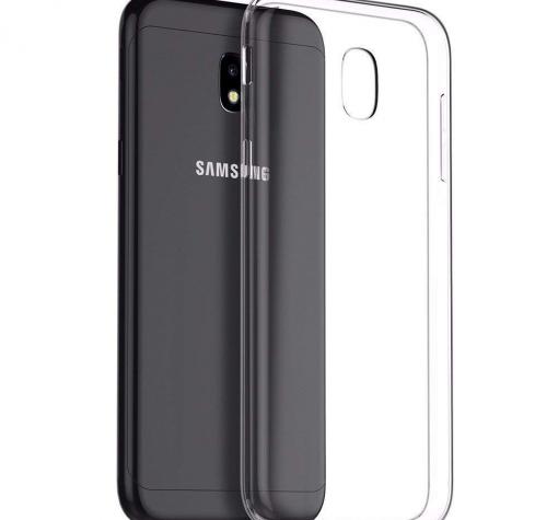 Луксозен твърд гръб за Samsung J3 2017 J330 - прозрачен