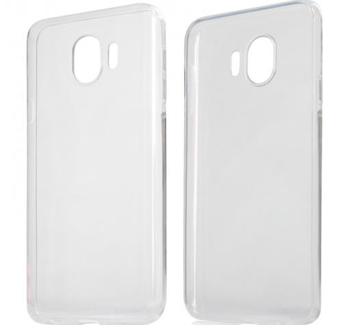 Ултра тънък силиконов калъф / гръб / TPU Ultra Thin за Samsung J4 2018 - прозрачен