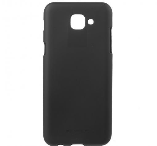 Луксозен силиконов калъф / гръб / TPU Mercury GOOSPERY Soft Jelly Case за Samsung J4 Plus 2018 - черен