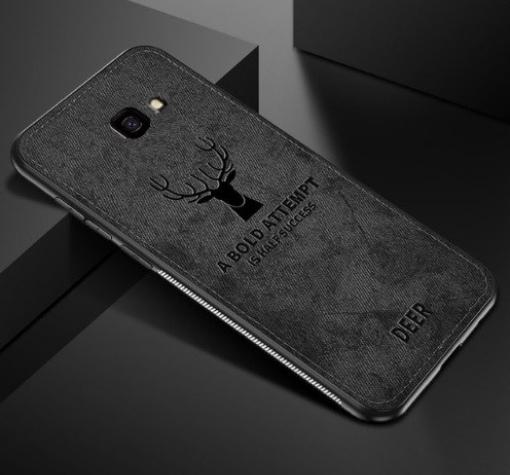 Луксозен гръб Deer зa Samsung J4 Plus 2018 - черен