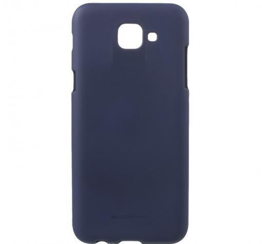 Луксозен силиконов калъф / гръб / TPU Mercury GOOSPERY Soft Jelly Case за Samsung J4 Plus 2018 - тъмно син