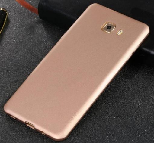 Оригинален силиконов калъф / гръб / TPU X-LEVEL Guardian Series за Samsung J4 Plus 2018 - златист / мат